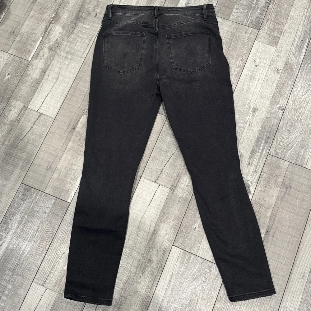 VERVET Washed Black Skinny Jeans
